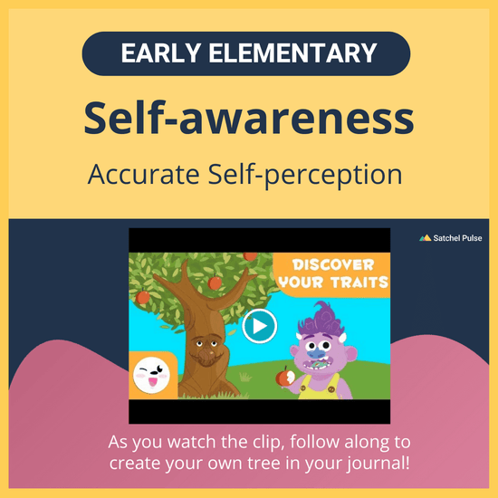 A free ready-made SEL self-study resource on the subskill of 'Accurate Self-Perception'