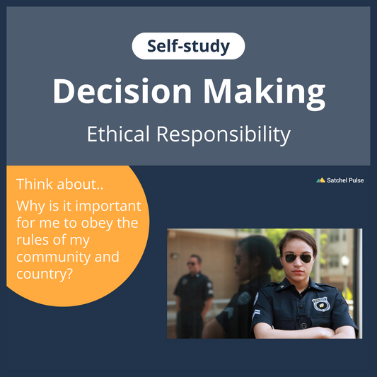 SEL self-study focusing on Ethical Responsibility to use in your classroom as one of your SEL activities for Responsible Decision-Making