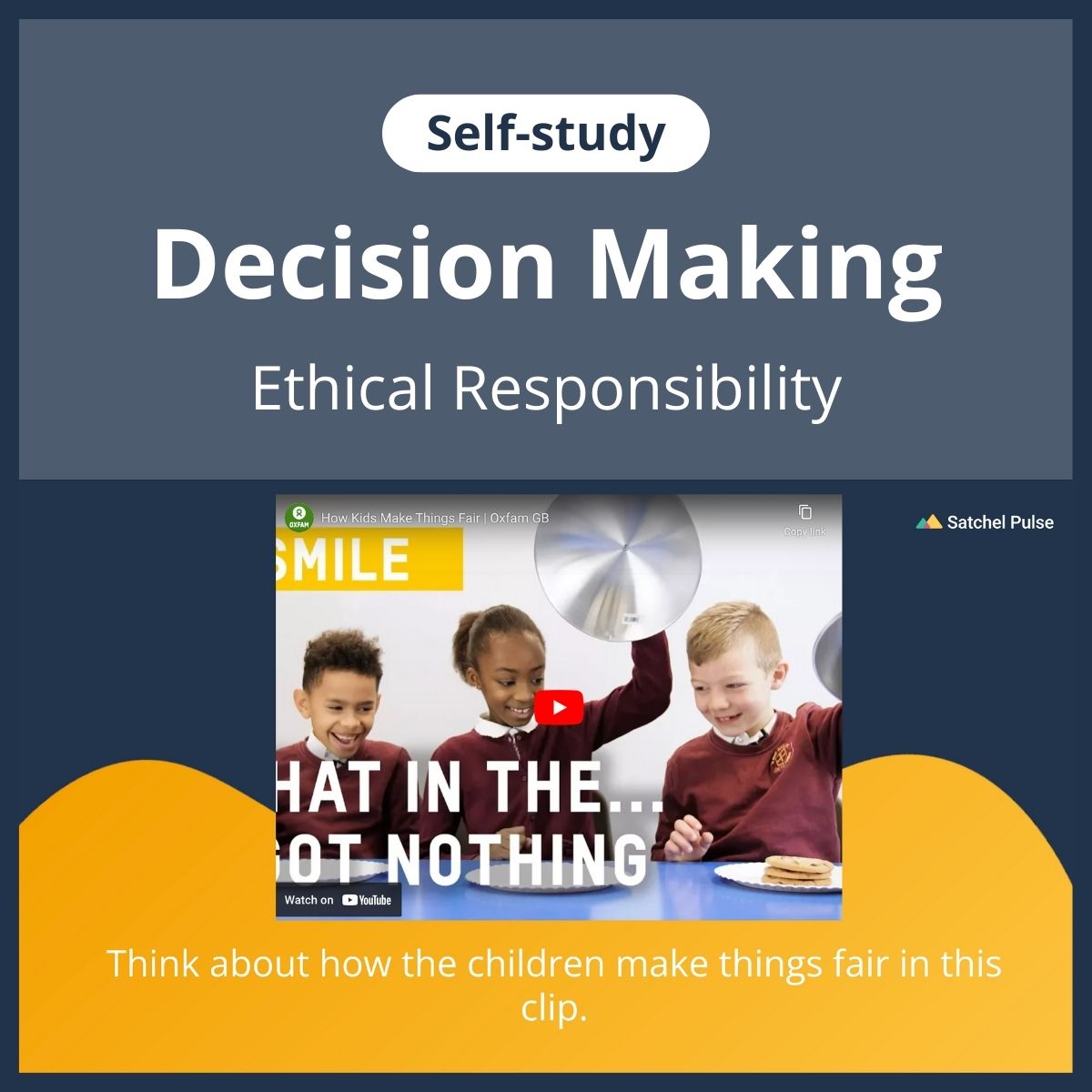 SEL self-study focusing on Ethical Responsibility to use in your classroom as one of your SEL activities for Responsible Decision-Making
