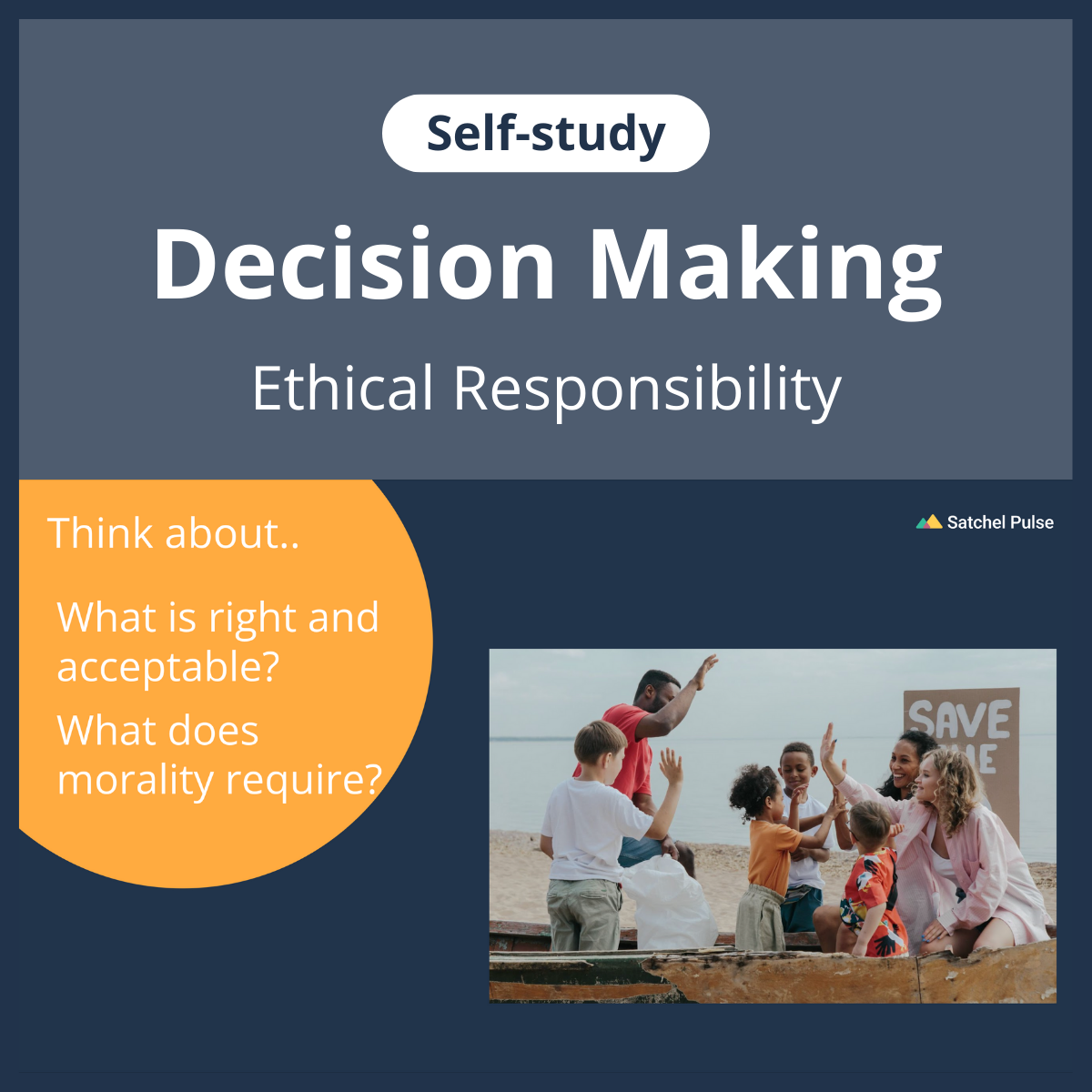 SEL self-study focusing on Ethical Responsibility to use in your classroom as one of your SEL activities for Responsible Decision-Making