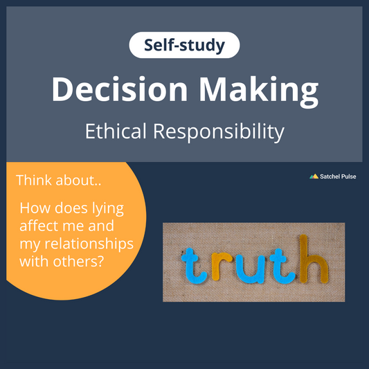 SEL self-study focusing on Ethical Responsibility to use in your classroom as one of your SEL activities for Responsible Decision-Making
