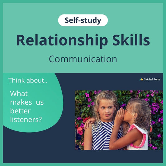 SEL self-study focusing on Communication to use in your classroom as one of your SEL activities for Relationship Skills