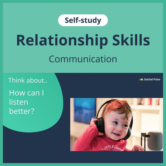SEL self-study focusing on Communication to use in your classroom as one of your SEL activities for Relationship Skills