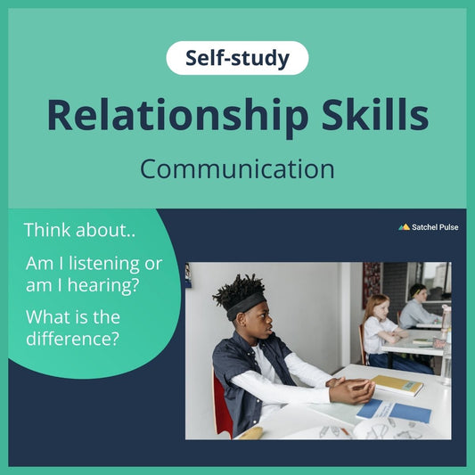 SEL self-study focusing on Communication to use in your classroom as one of your SEL activities for Relationship Skills