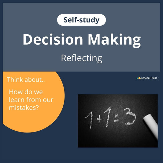 SEL self-study focusing on Reflecting to use in your classroom as one of your SEL activities for Responsible Decision-Making