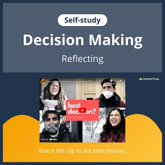 SEL self-study focusing on Reflecting to use in your classroom as one of your SEL activities for Responsible Decision-Making