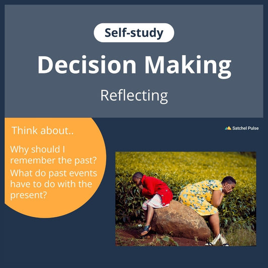 SEL self-study focusing on Reflecting to use in your classroom as one of your SEL activities for Responsible Decision-Making