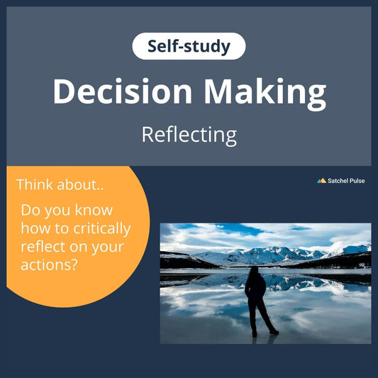 SEL self-study focusing on Reflecting to use in your classroom as one of your SEL activities for Responsible Decision-Making