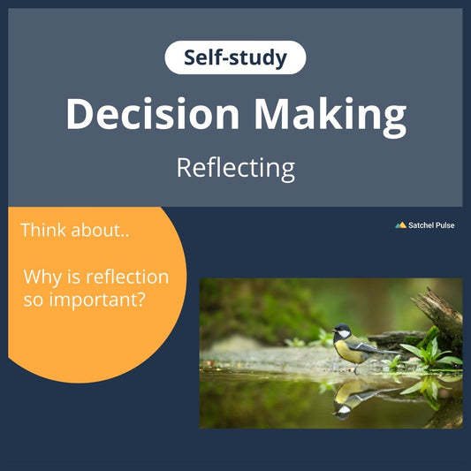 SEL self-study focusing on Reflecting to use in your classroom as one of your SEL activities for Responsible Decision-Making