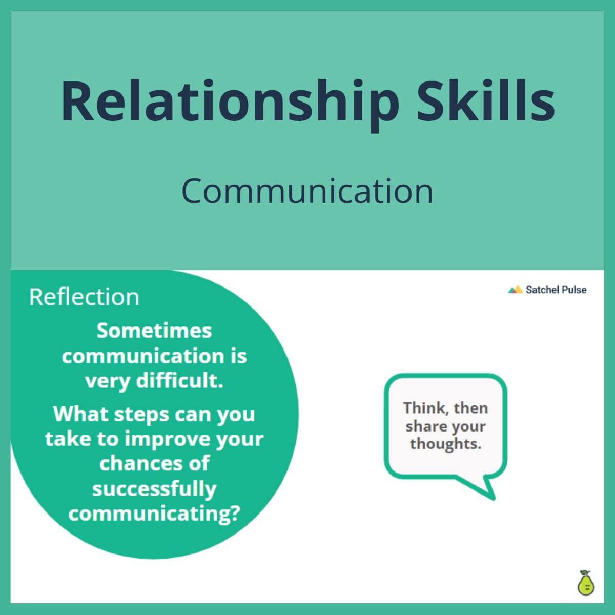 SEL Lesson focusing on Communication to use in your classroom as one of your SEL activities for Relationship Skills