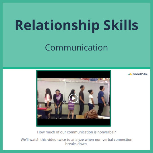 SEL Lesson focusing on Communication to use in your classroom as one of your SEL activities for Relationship Skills