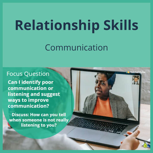 SEL Lesson focusing on Communication to use in your classroom as one of your SEL activities for Relationship Skills