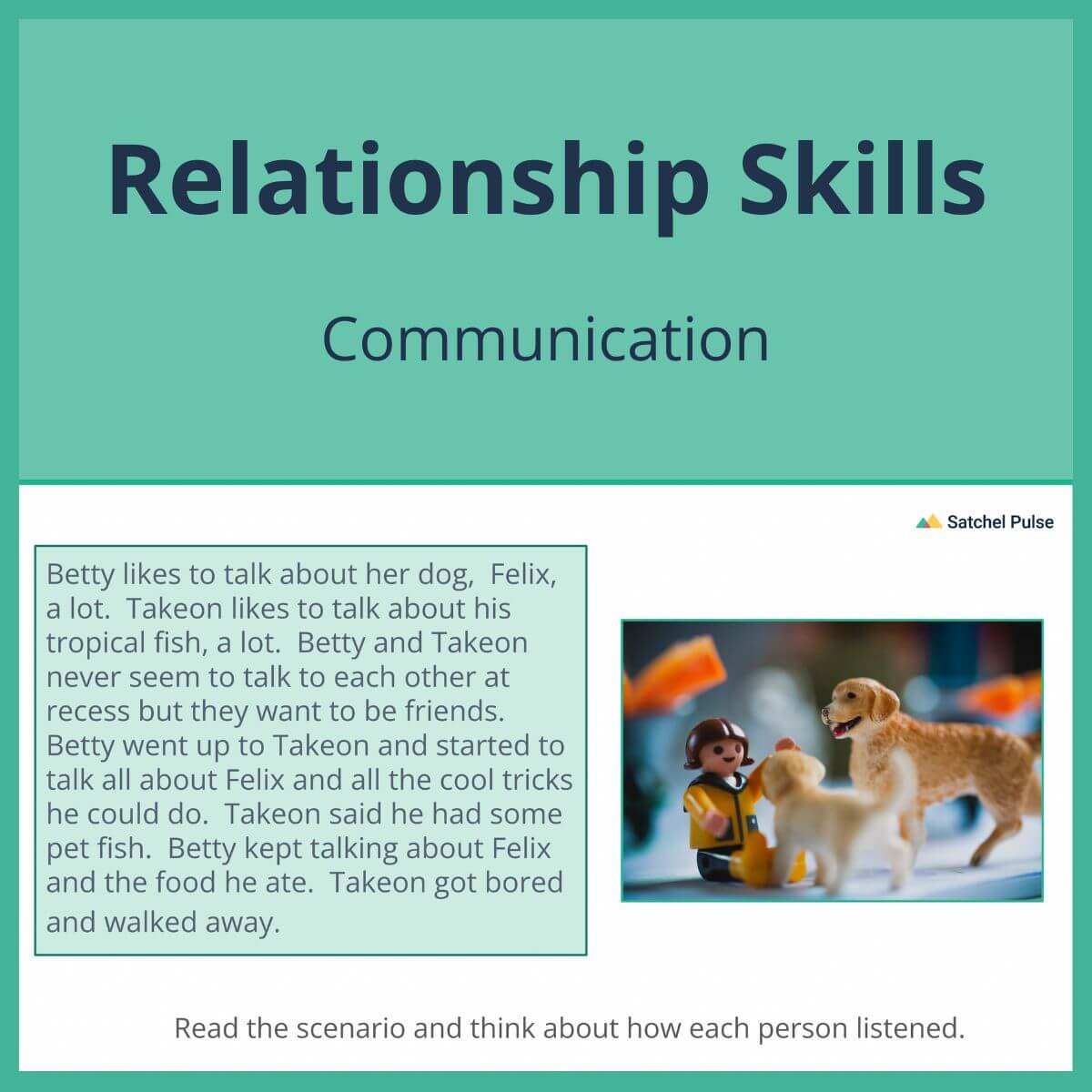 SEL Lesson focusing on Communication to use in your classroom as one of your SEL activities for Relationship Skills