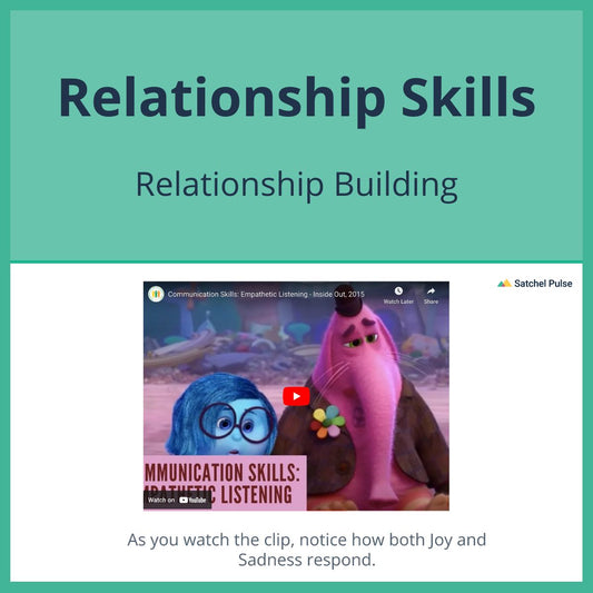 SEL Lesson focusing on Relationship Building to use in your classroom as one of your SEL activities for Relationship Skills