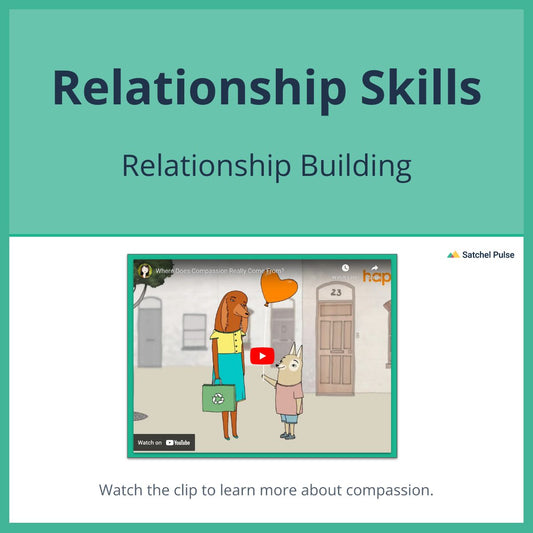 SEL Lesson focusing on Relationship Building to use in your classroom as one of your SEL activities for Relationship Skills