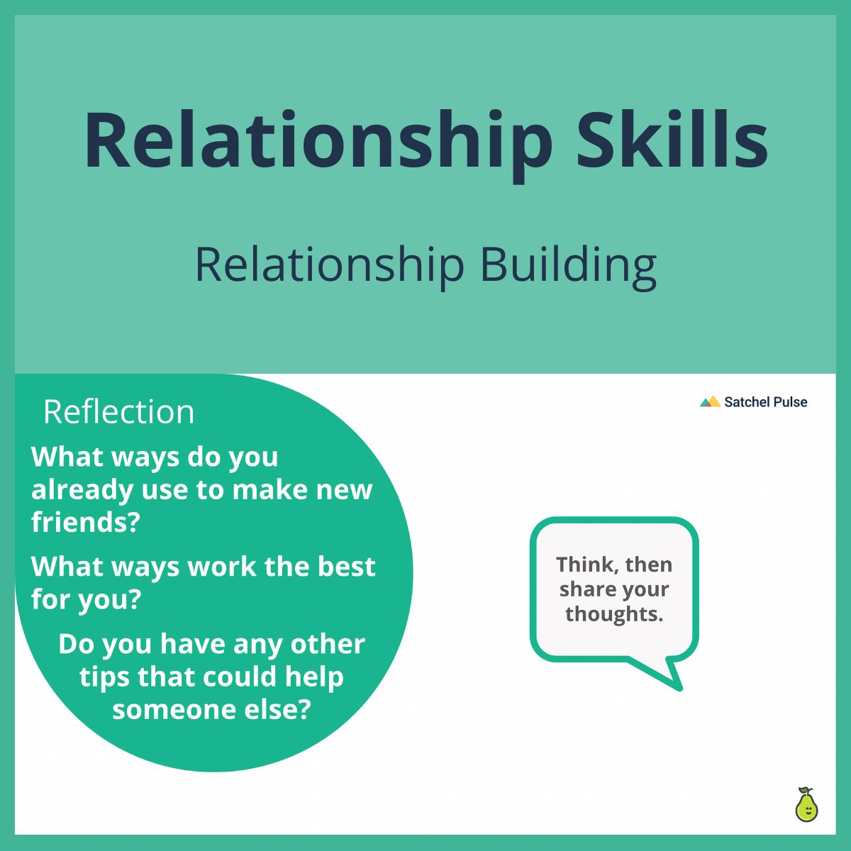 SEL Lesson focusing on Relationship Building to use in your classroom as one of your SEL activities for Relationship Skills