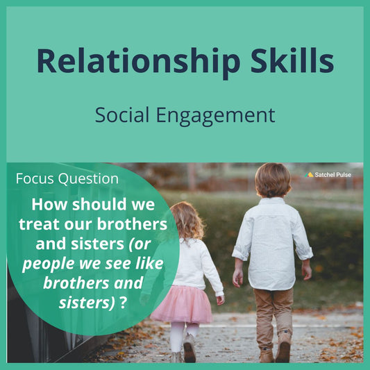 SEL Lesson focusing on Social Engagement to use in your classroom as one of your SEL activities for Relationship Skills