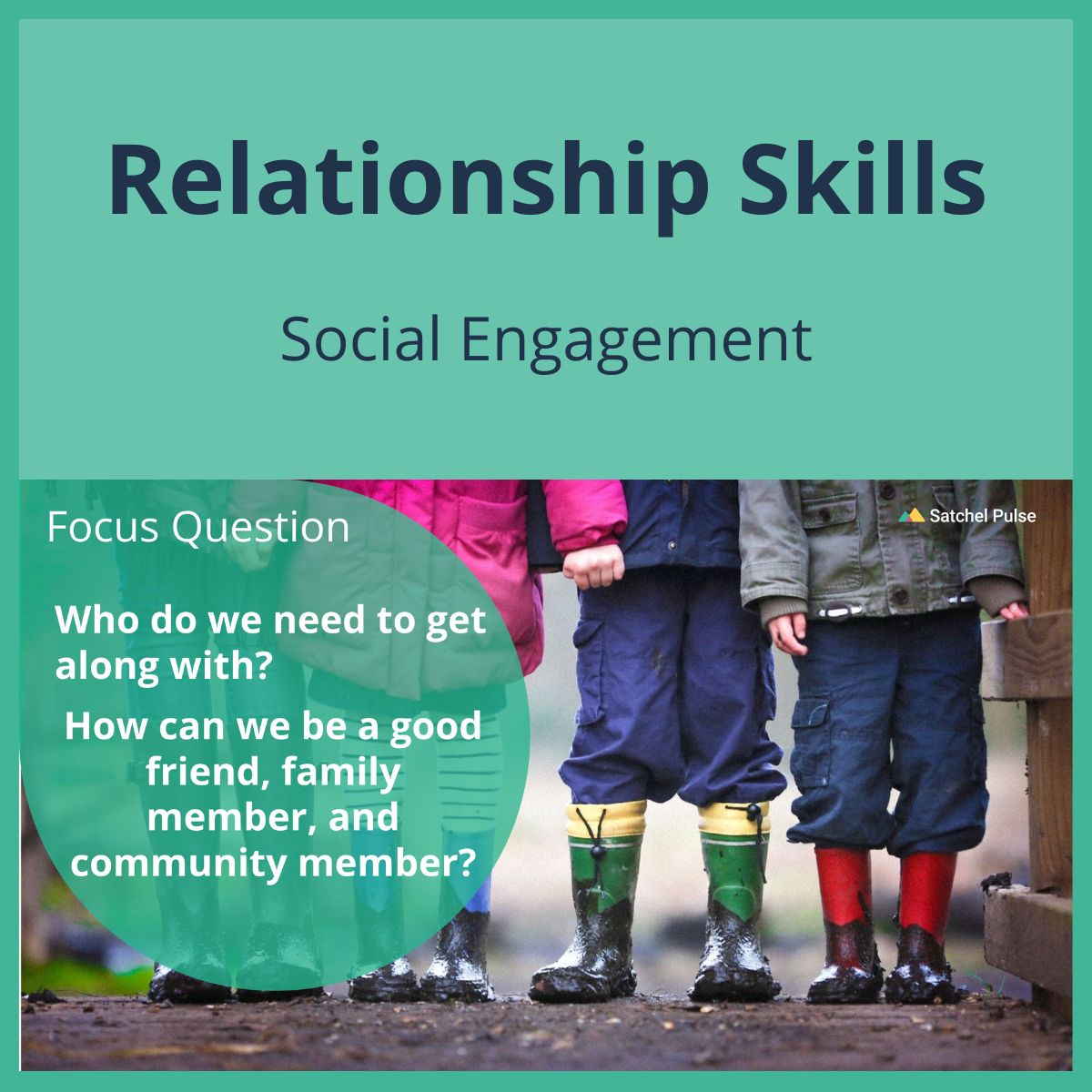 SEL Lesson focusing on Social Engagement to use in your classroom as one of your SEL activities for Relationship Skills