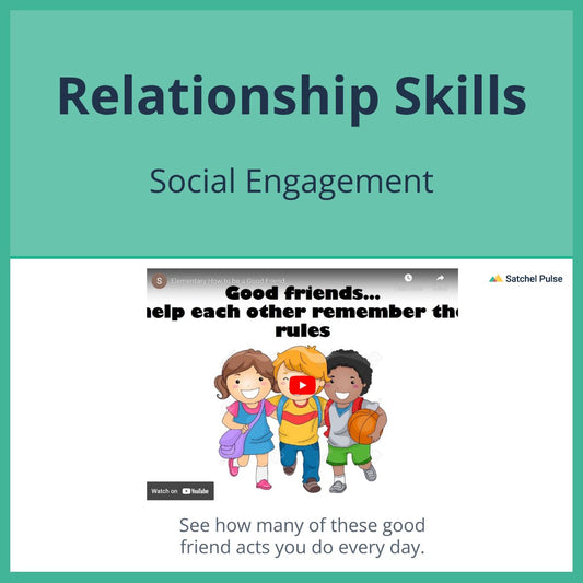 SEL Lesson focusing on Social Engagement to use in your classroom as one of your SEL activities for Relationship Skills