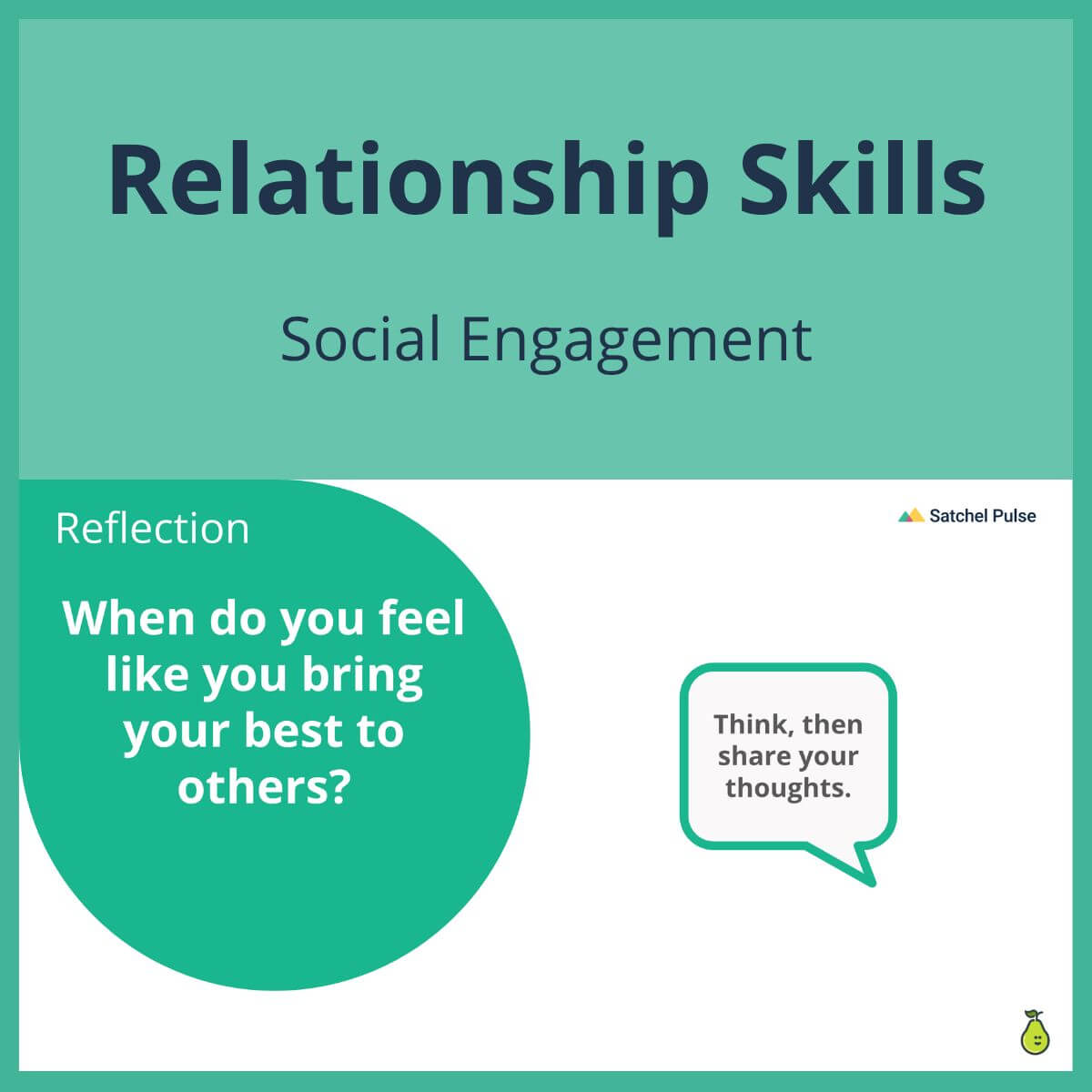 SEL Lesson focusing on Social Engagement to use in your classroom as one of your SEL activities for Relationship Skills