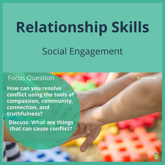 SEL Lesson focusing on Social Engagement to use in your classroom as one of your SEL activities for Relationship Skills