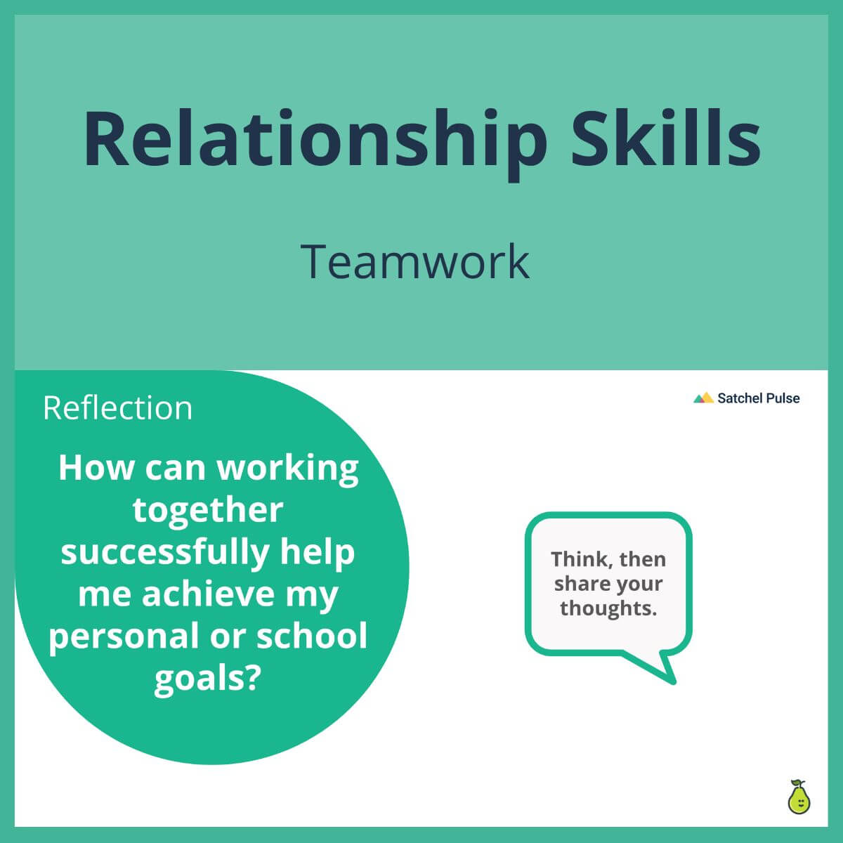 SEL Lesson focusing on Team Work to use in your classroom as one of your SEL activities for Relationship Skills