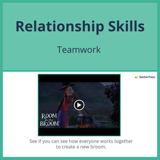 SEL Lesson focusing on Team Work to use in your classroom as one of your SEL activities for Relationship Skills