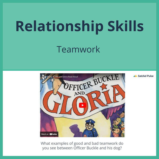 SEL Lesson focusing on Team Work to use in your classroom as one of your SEL activities for Relationship Skills