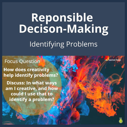 SEL Lesson focusing on Identifying Problems to use in your classroom as one of your SEL activities for Responsible Decision-Making