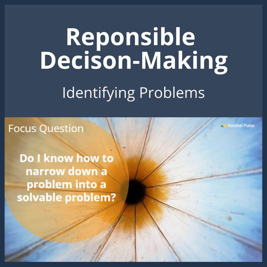SEL Lesson focusing on Identifying Problems to use in your classroom as one of your SEL activities for Responsible Decision-Making
