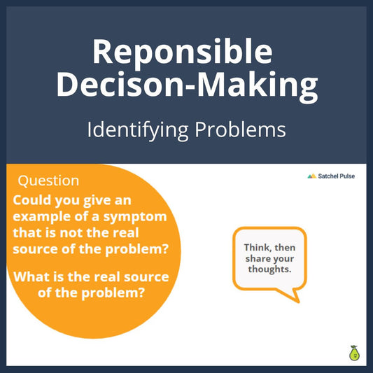 SEL Lesson focusing on Identifying Problems to use in your classroom as one of your SEL activities for Responsible Decision-Making