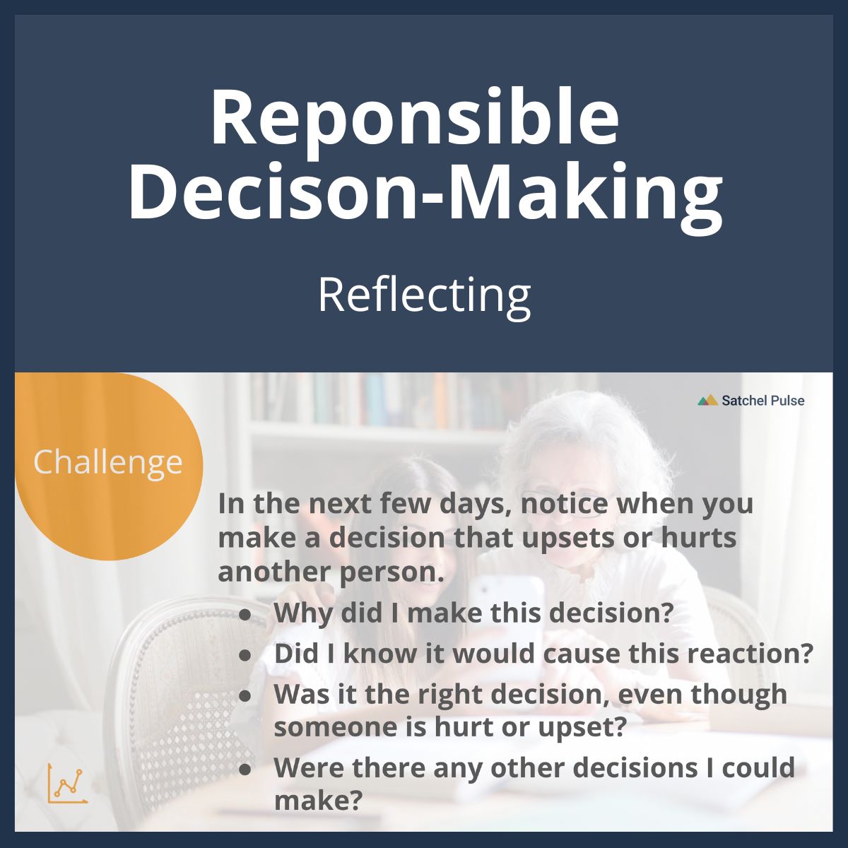 SEL Lesson focusing on Reflecting to use in your classroom as one of your SEL activities for Responsible Decision-Making