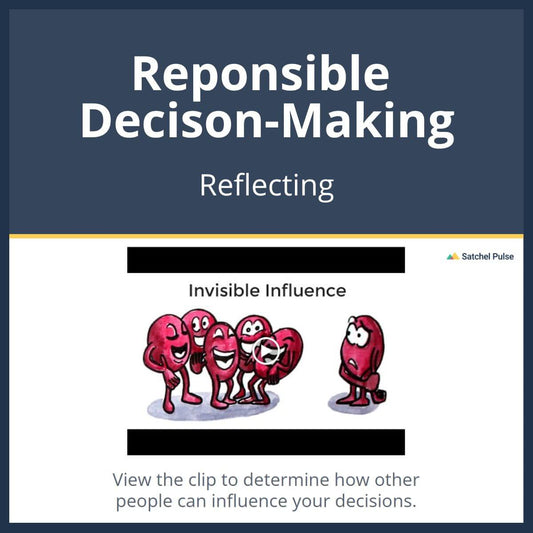 SEL Lesson focusing on Reflecting to use in your classroom as one of your SEL activities for Responsible Decision-Making