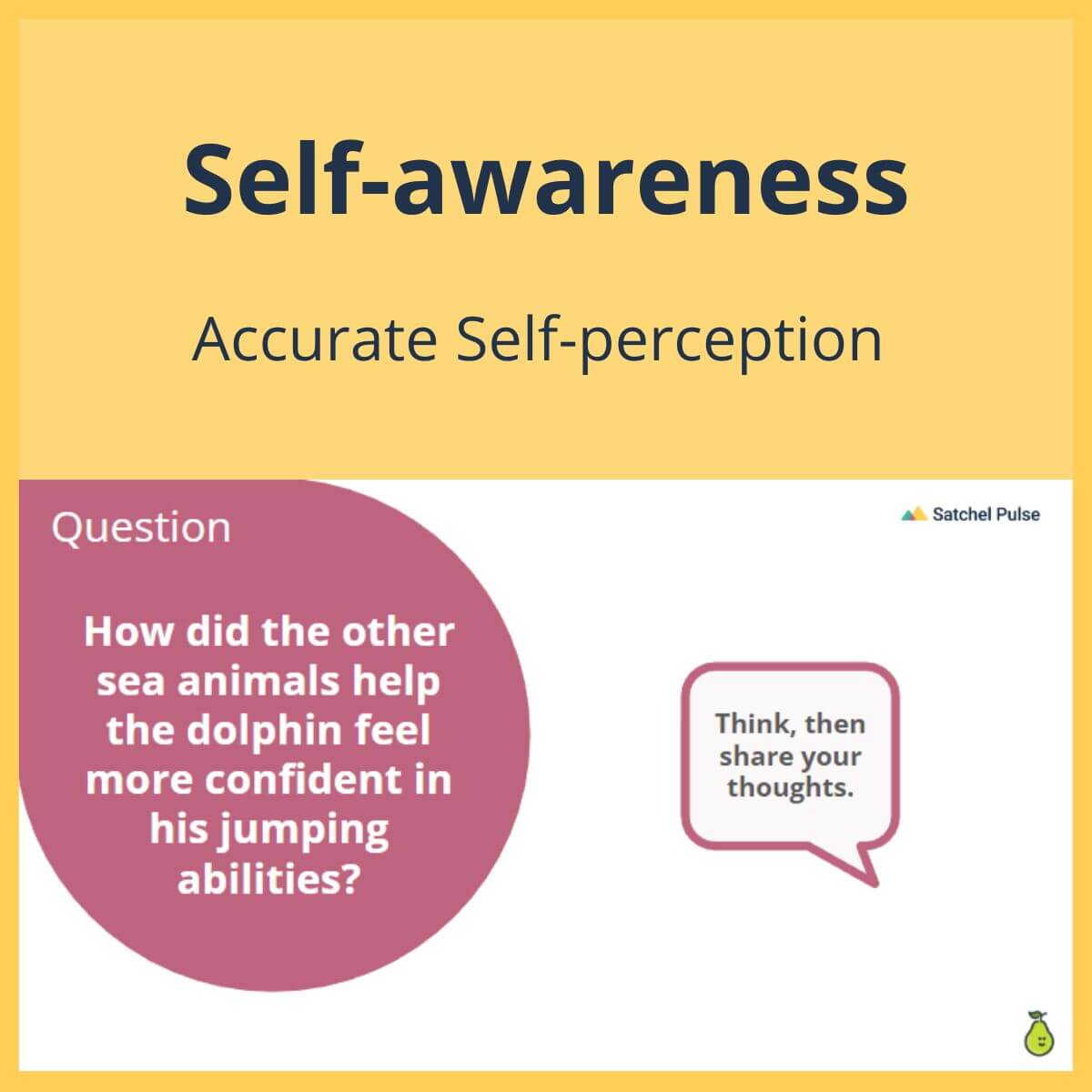 SEL Lesson focusing on Accurate Self-Perception to use in your classroom as one of your SEL activities for Self-Awareness