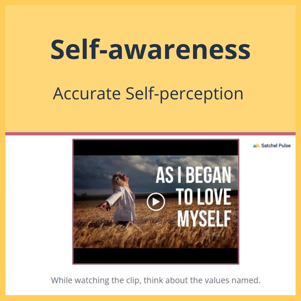 SEL Lesson focusing on Accurate Self-Perception to use in your classroom as one of your SEL activities for Self-Awareness