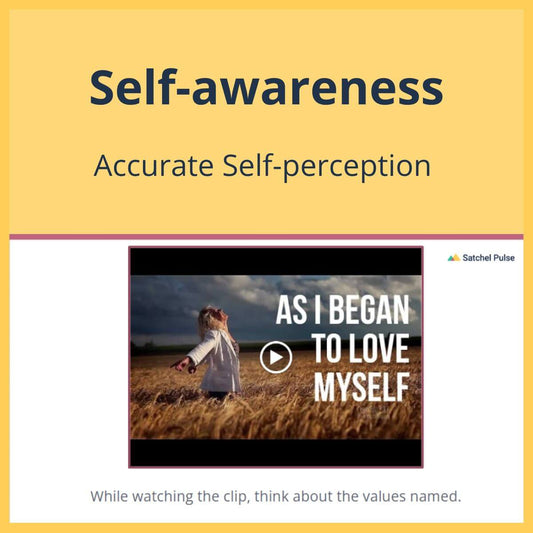 SEL Lesson focusing on Accurate Self-Perception to use in your classroom as one of your SEL activities for Self-Awareness