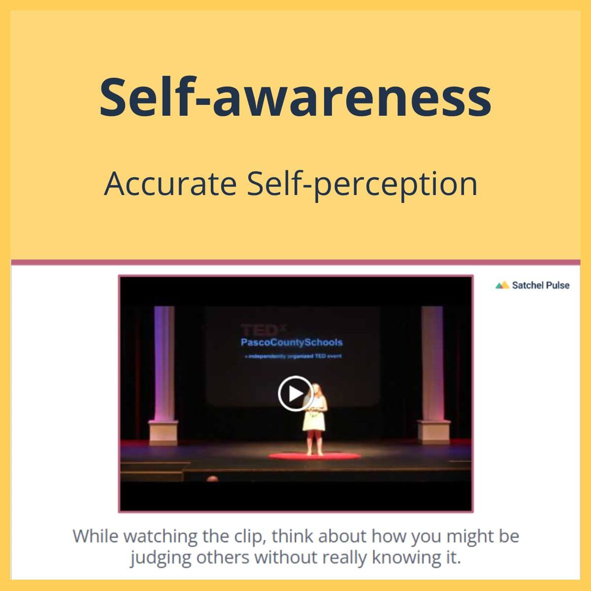 SEL Lesson focusing on Accurate Self-Perception to use in your classroom as one of your SEL activities for Self-Awareness