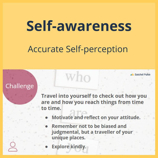 SEL Lesson focusing on Accurate Self-Perception to use in your classroom as one of your SEL activities for Self-Awareness