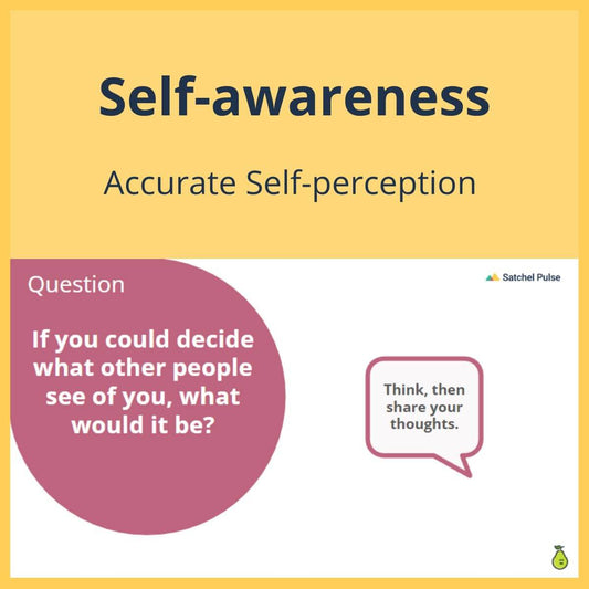 SEL Lesson focusing on Accurate Self-Perception to use in your classroom as one of your SEL activities for Self-Awareness