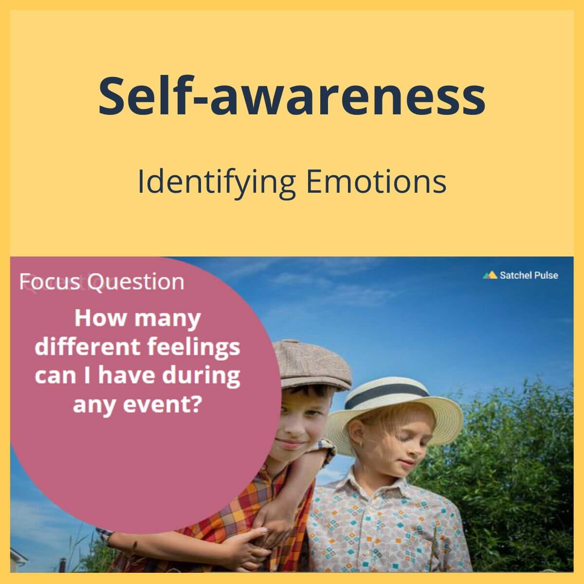 SEL Lesson focusing on Identifying Emotions to use in your classroom as one of your SEL activities for Self-Awareness