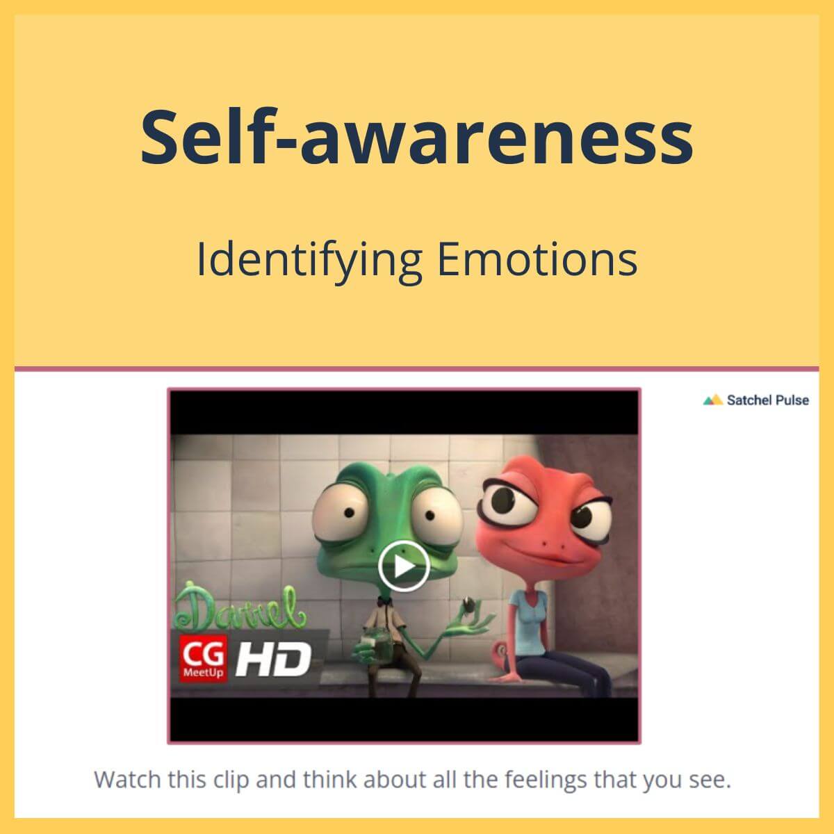 SEL Lesson focusing on Identifying Emotions to use in your classroom as one of your SEL activities for Self-Awareness