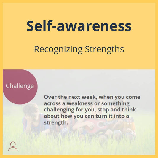 SEL Lesson focusing on Recognizing Strengths to use in your classroom as one of your SEL activities for Self-Awareness