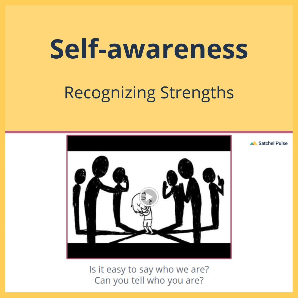 SEL Lesson focusing on Recognizing Strengths to use in your classroom as one of your SEL activities for Self-Awareness