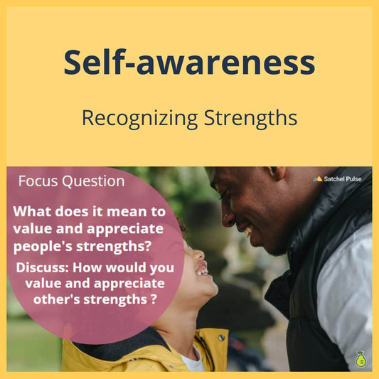 SEL Lesson focusing on Recognizing Strengths to use in your classroom as one of your SEL activities for Self-Awareness