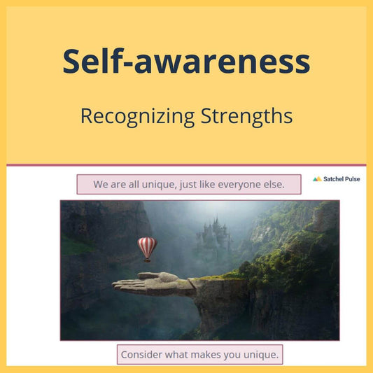SEL Lesson focusing on Recognizing Strengths to use in your classroom as one of your SEL activities for Self-Awareness