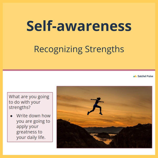 SEL Lesson focusing on Recognizing Strengths to use in your classroom as one of your SEL activities for Self-Awareness