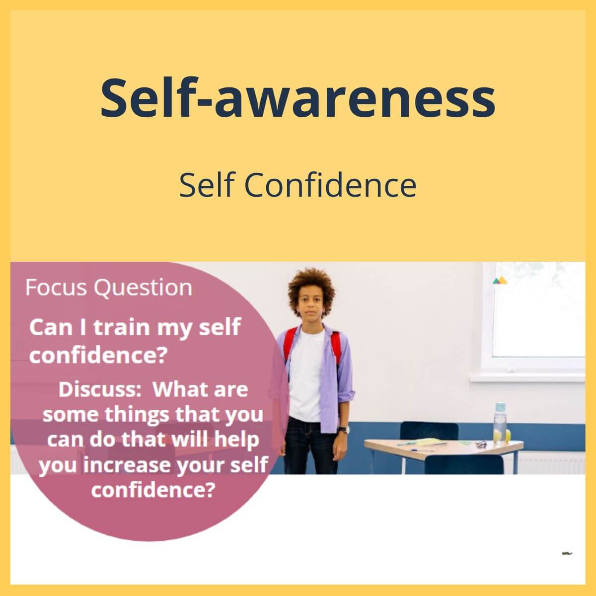 SEL Lesson focusing on Self-Confidence to use in your classroom as one of your SEL activities for Self-Awareness