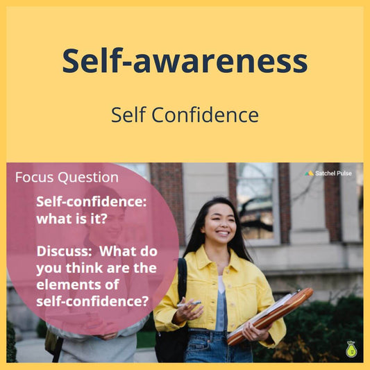 SEL Lesson focusing on Self-Confidence to use in your classroom as one of your SEL activities for Self-Awareness
