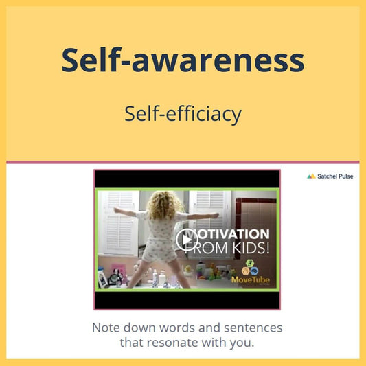 SEL Lesson focusing on Self-Efficacy to use in your classroom as one of your SEL activities for Self-Awareness