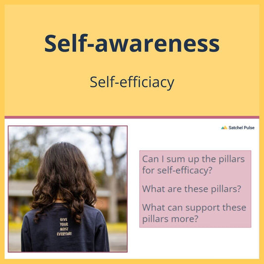 SEL Lesson focusing on Self-Efficacy to use in your classroom as one of your SEL activities for Self-Awareness